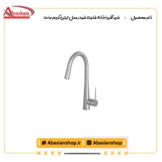 شیر آشپزخانه شاوری شودر مدل ایتن کروم مات